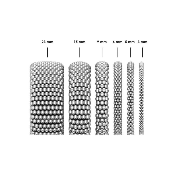 LAGOS White Caviar Seven Silver Station Ceramic Bracelet 5mm Bracelets