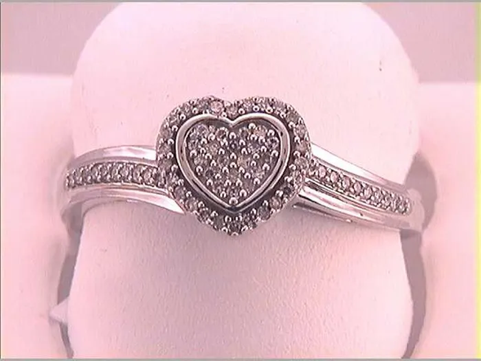 gndatlanta Rings 16CTWDiamond GIFT HEART BRIDAL RING