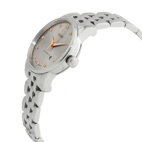 Original Mido Baroncelli Automatic Diamond Ladies Watch M76004671 JMS always Watches Original Mido Baroncelli Automatic Diamond Ladies Watch M76004671 JMS always Watches