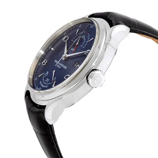 Watches JMS always Original Baume et Mercier Clifton GMT Automatic Power Reserve Blue Dial Mens Watch 10422 Watches JMS always Original Baume et Mercier Clifton GMT Automatic Power Reserve Blue Dial Mens Watch 10422