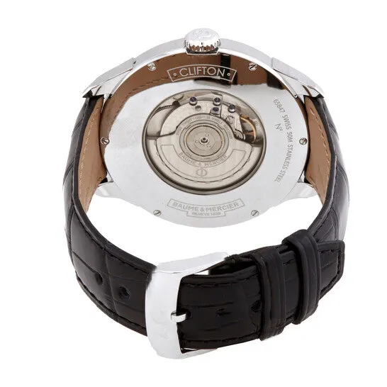 Watches JMS always Original Baume et Mercier Clifton GMT Automatic Power Reserve Blue Dial Mens Watch 10422 Watches JMS always Original Baume et Mercier Clifton GMT Automatic Power Reserve Blue Dial Mens Watch 10422