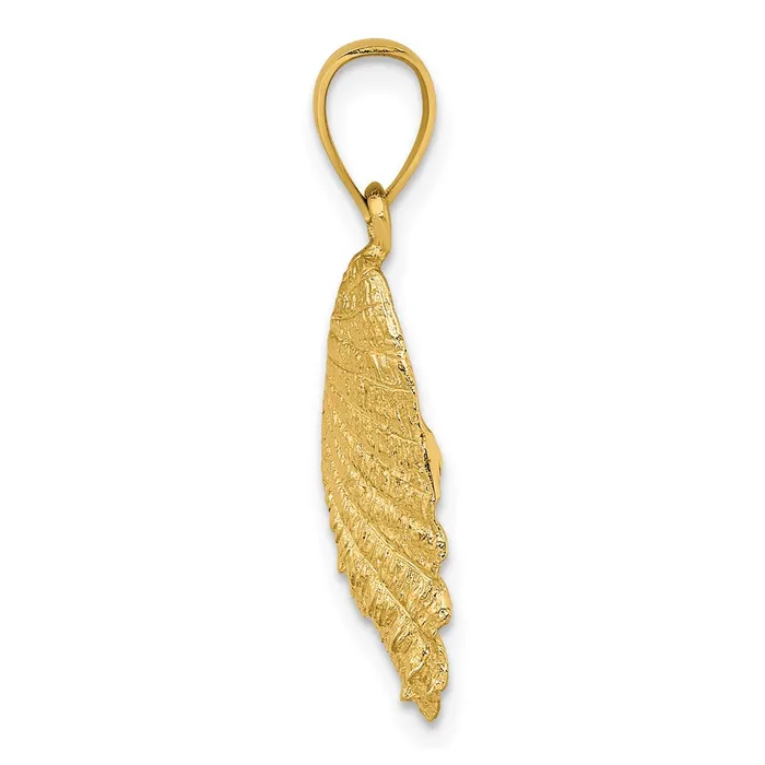 14K Shell Charm TreasureFineJewelers Charm Necklaces