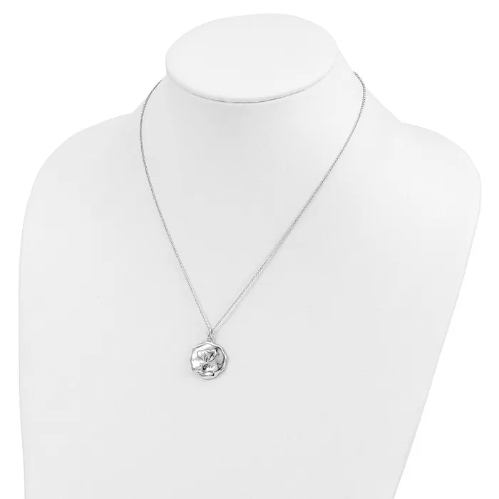Necklaces Sentimental Expressions Sterling Silver Rhodiumplated Antiqued For You My Sister 18in Necklace TreasureFineJewelers