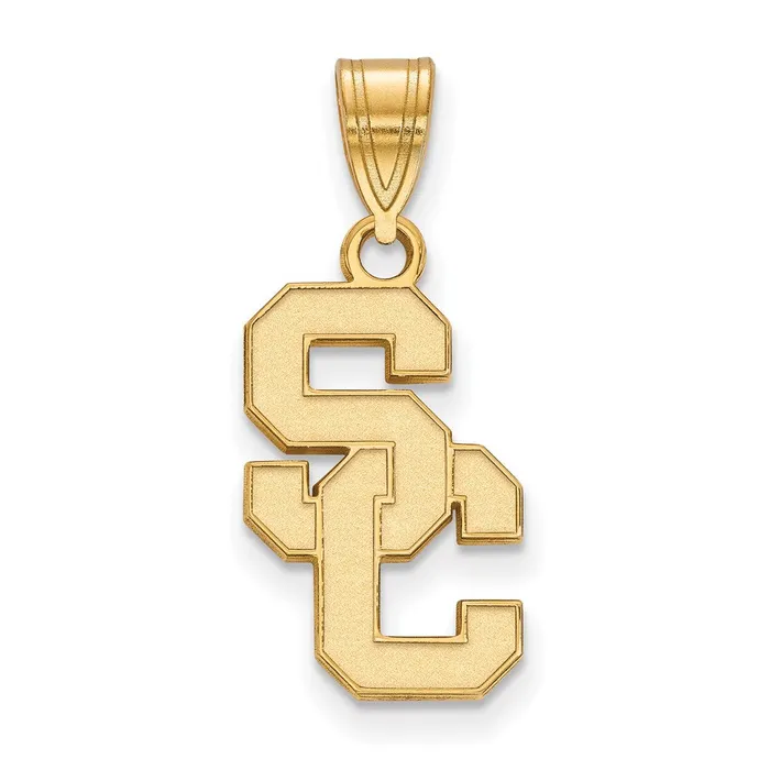 Necklaces TreasureFineJewelers 10k Gold University of Southern California Medium Pendant