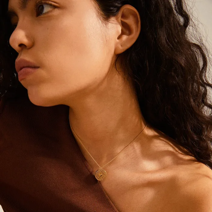 Necklaces Pilgrim Carol Gold Plated Filagree Necklace