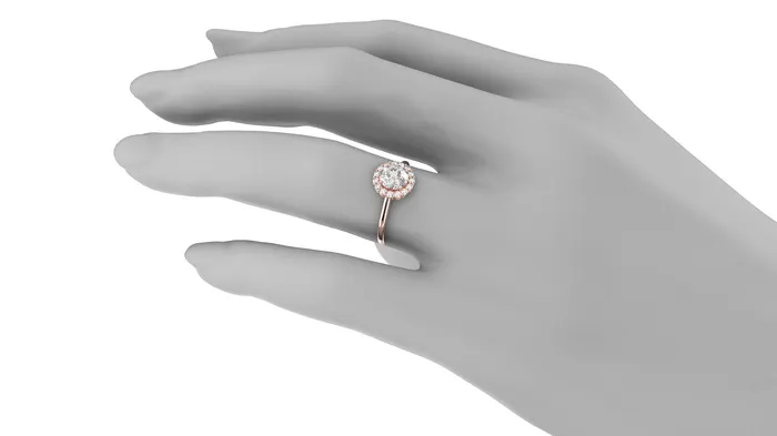 Rings FL LLC 14k Rose Gold Moissanite Halo Engagement Ring Gold Moissanite Halo Ring Engagement Ring Moissanite Ring Rose Gold Rings FL LLC 14k Rose Gold Moissanite Halo Engagement Ring Gold Moissanite Halo Ring Engagement Ring Moissanite Ring Rose Gold