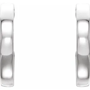 Earrings WB Choice Jewelry 14K White Yellow 16x26 mm VintageInspired Hoop Earrings86650603PSTWBC Earrings WB Choice Jewelry 14K White Yellow 16x26 mm VintageInspired Hoop Earrings86650603PSTWBC
