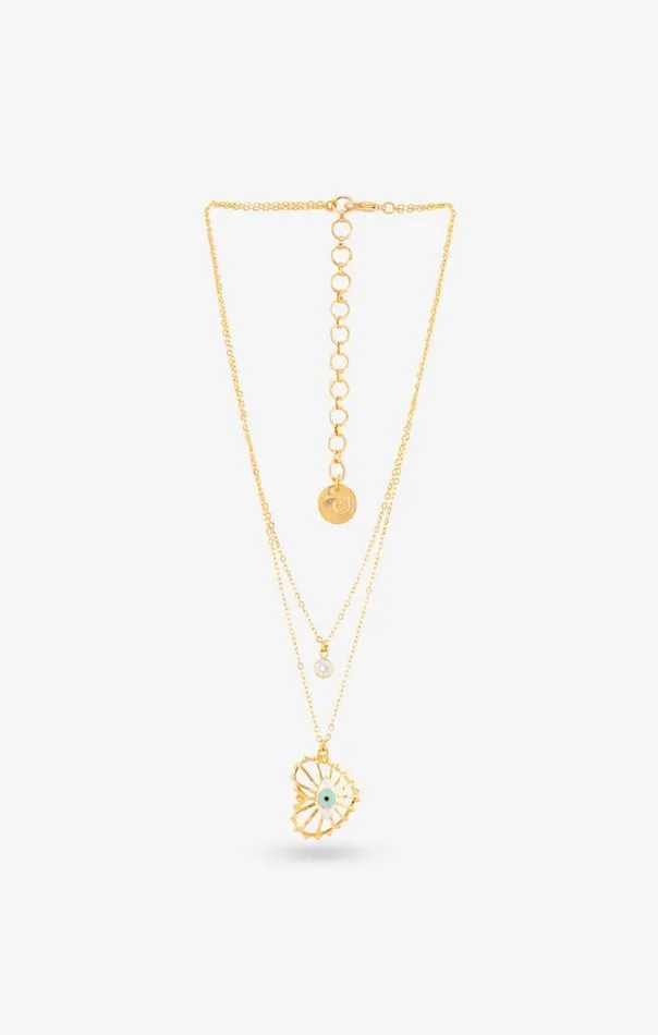 PRERTO ECOMMERCE PRIVATE LIMITED Amore Evil Eye Necklace Necklaces