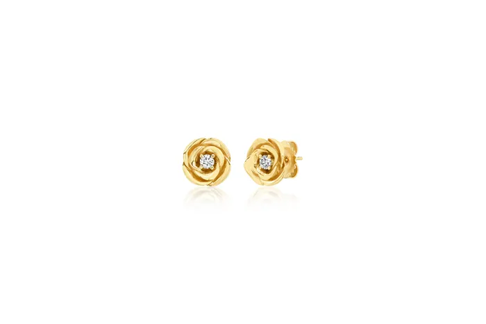 Rose Stud Earrings Shylee Rose Jewelry Earrings