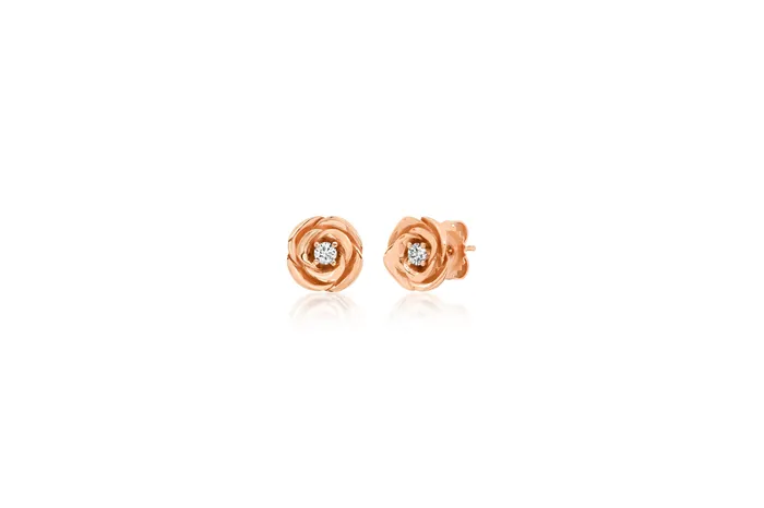 Rose Stud Earrings Shylee Rose Jewelry Earrings
