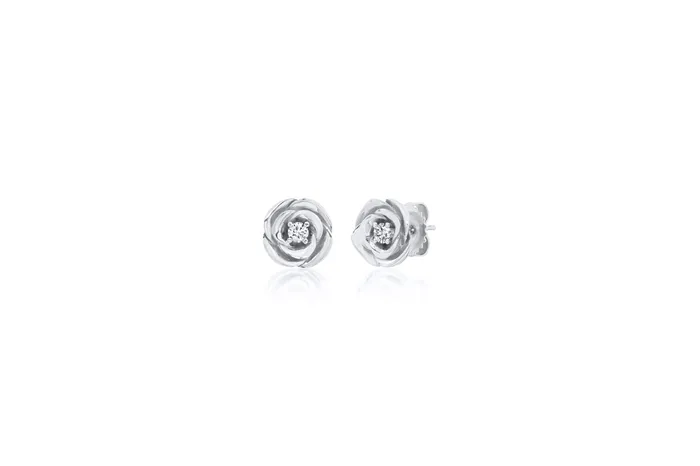 Rose Stud Earrings Shylee Rose Jewelry Earrings