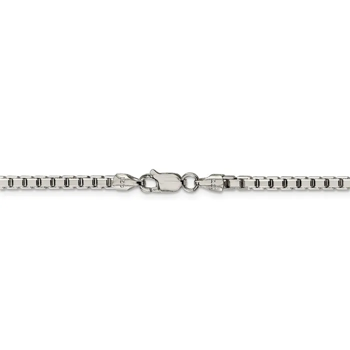Sterling Silver 32mm 8 Sided Diamondcut Box ChainWBCQBR05724 WB Choice Jewelry Rings