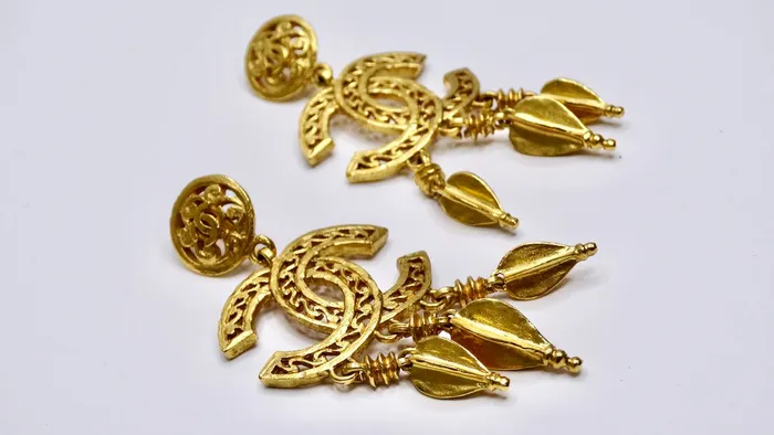 Vintage by Misty Earrings Chanel Ornate Dangle Earrings Vintage by Misty Earrings Chanel Ornate Dangle Earrings