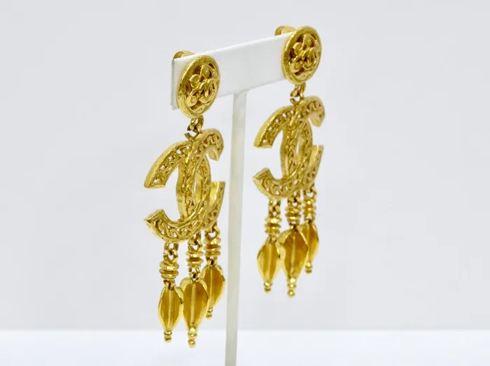 Vintage by Misty Earrings Chanel Ornate Dangle Earrings Vintage by Misty Earrings Chanel Ornate Dangle Earrings