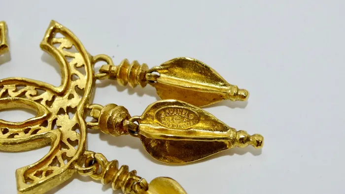 Vintage by Misty Earrings Chanel Ornate Dangle Earrings Vintage by Misty Earrings Chanel Ornate Dangle Earrings