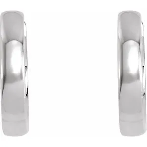 WB Choice Jewelry Earrings Platinum 14 mm Hinged Hoop Earring20007234174PSTWBC WB Choice Jewelry Earrings Platinum 14 mm Hinged Hoop Earring20007234174PSTWBC