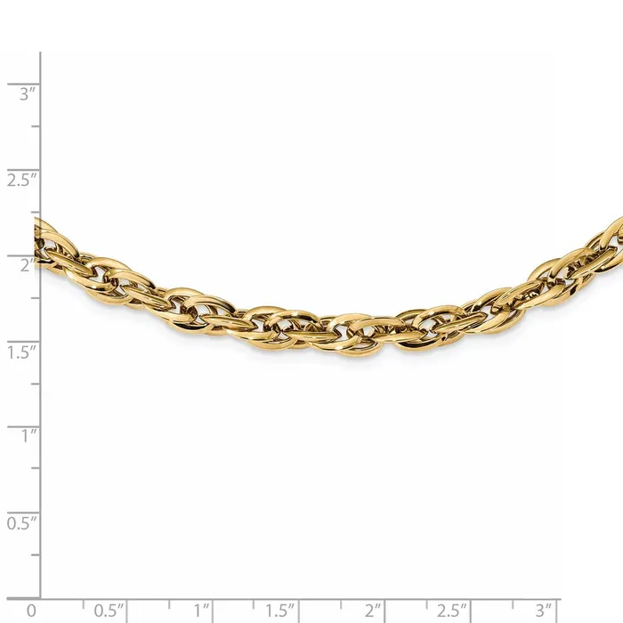 WB Choice Jewelry Necklaces 14K Polished Fancy Link NecklaceWBCSF2433175