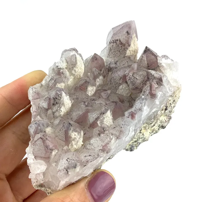 Bliss Crystals Charm Necklaces Hematite Quartz Cluster 283g SK1202