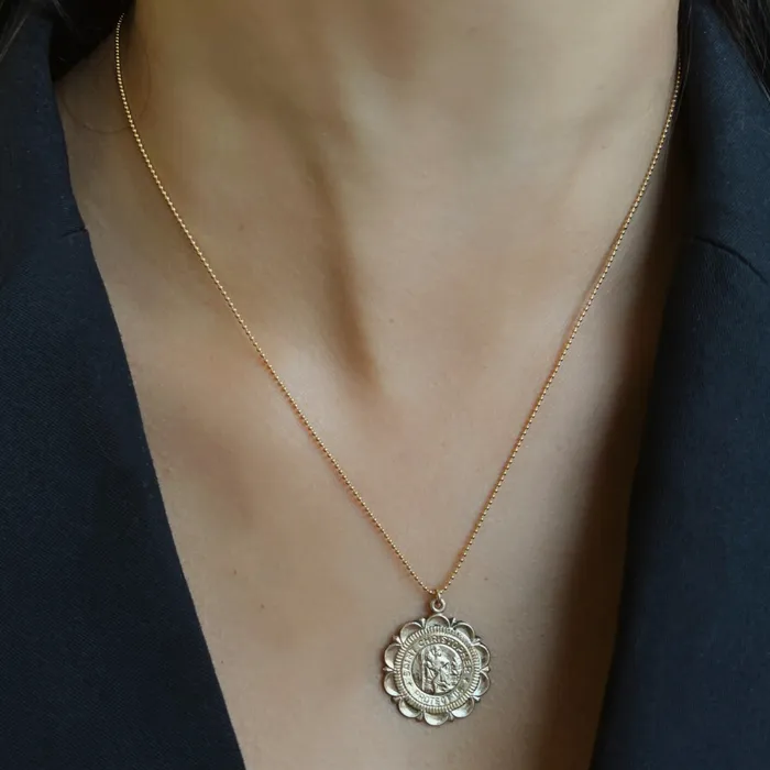 Truly Blessed Jewels Necklaces Protector St Christopher Necklace