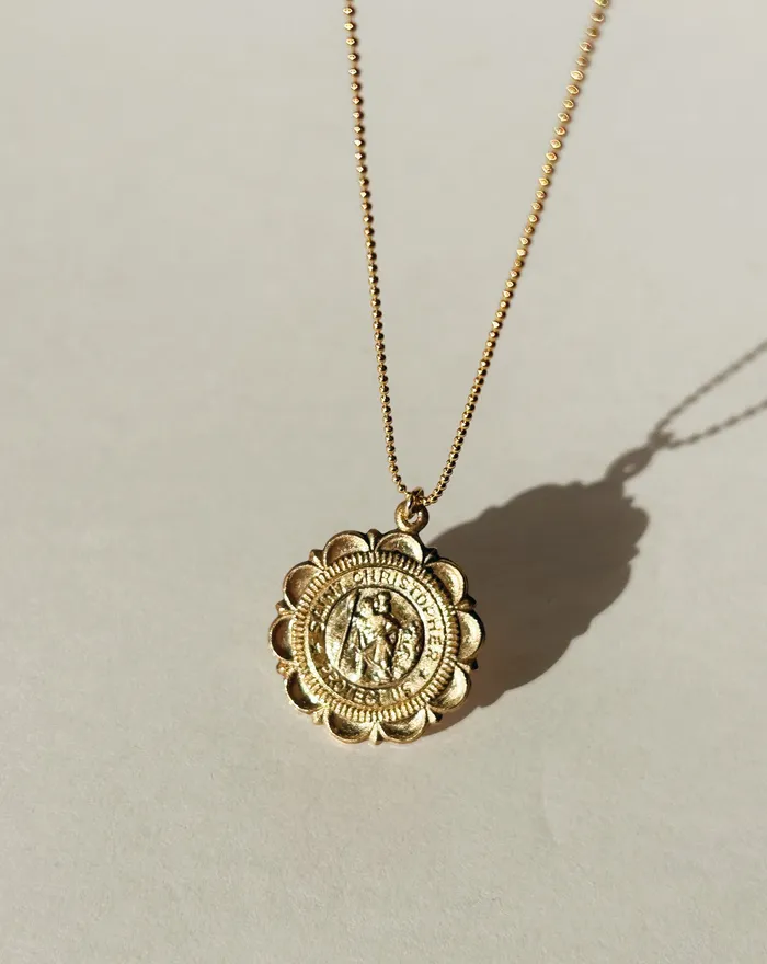 Truly Blessed Jewels Necklaces Protector St Christopher Necklace