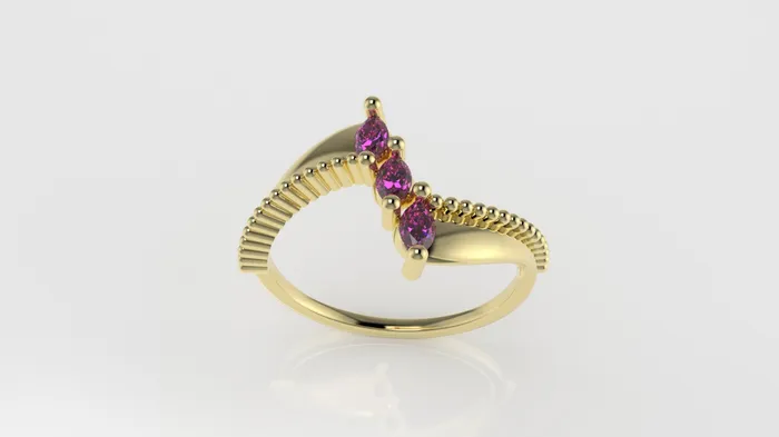 14K Ring with 3 MARQUISE TOURMALINE FILIGREE Stt Prong JCM DESIGN JEWELRY Rings 14K Ring with 3 MARQUISE TOURMALINE FILIGREE Stt Prong JCM DESIGN JEWELRY Rings