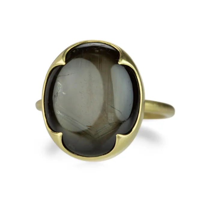 Brown Star Sapphire Oval Ring Gabriella Kiss Rings Brown Star Sapphire Oval Ring Gabriella Kiss Rings