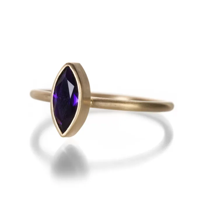 Gabriella Kiss Rings Marquise Amethyst Ring