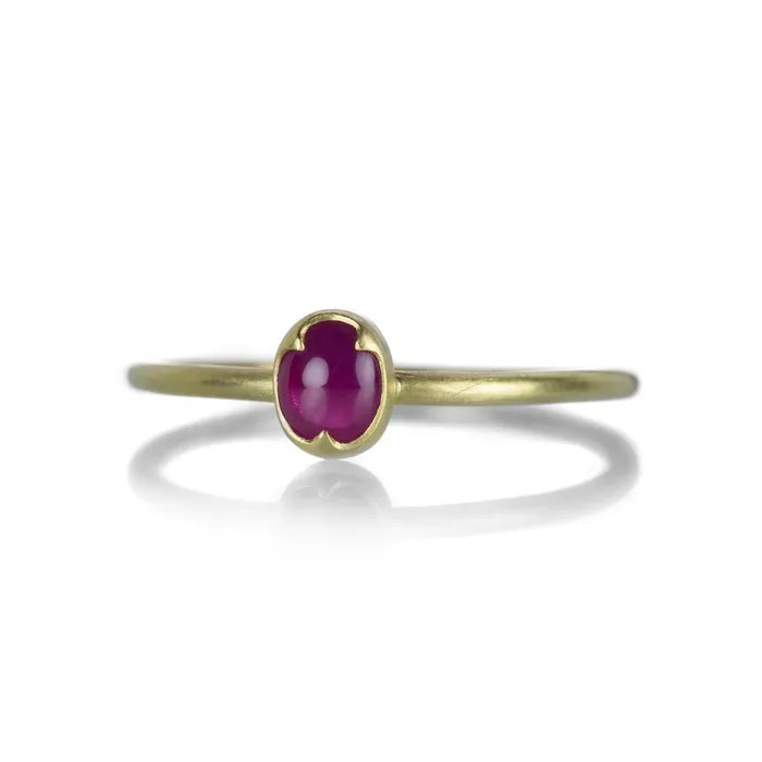 Gabriella Kiss Rings Oval Ruby Ring Gabriella Kiss Rings Oval Ruby Ring