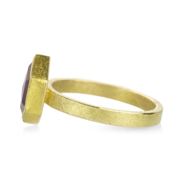 Hexagonal Star Ruby Ring Petra Class Rings Hexagonal Star Ruby Ring Petra Class Rings