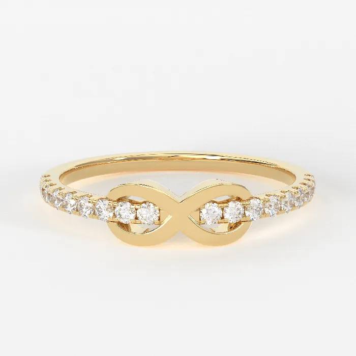 Infinity Diamond Ring 14k Gold Pave Ring Crisscross Ring Wedding Band Diamond Ring Dainty Ring Gold Infinity Jalvi Co Rings