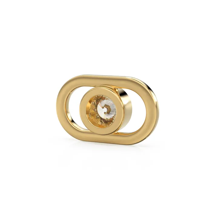 Jalvi Co 57x92mm Oval 18k Solid Yellow Gold Brilliant Diamond Connector Spacer Solid 14k Gold Handmade Link Finding PreStyled Sets Jalvi Co 57x92mm Oval 18k Solid Yellow Gold Brilliant Diamond Connector Spacer Solid 14k Gold Handmade Link Finding PreStyled Sets