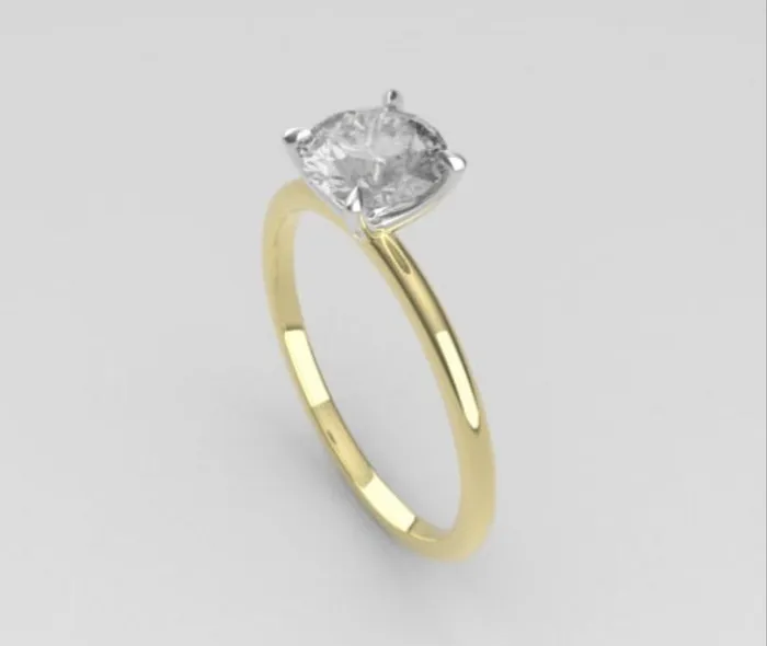 JCM DESIGN JEWELRY Rings 14K engagement ring with Diamond VS1 stt prong
