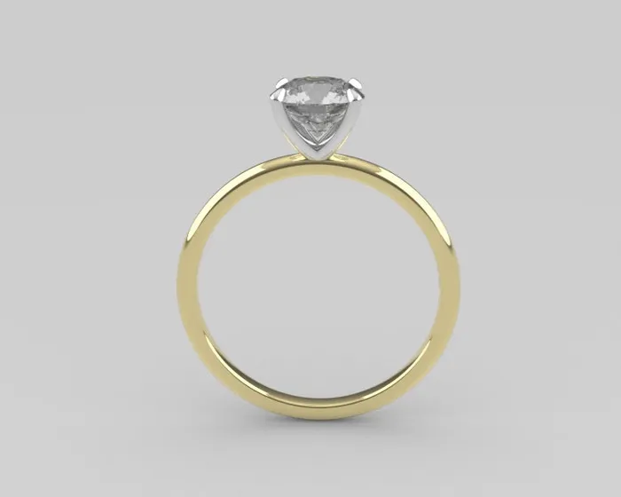 JCM DESIGN JEWELRY Rings 14K engagement ring with Diamond VS1 stt prong