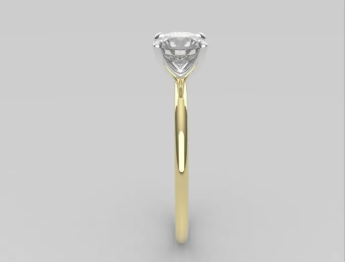 JCM DESIGN JEWELRY Rings 14K engagement ring with Diamond VS1 stt prong