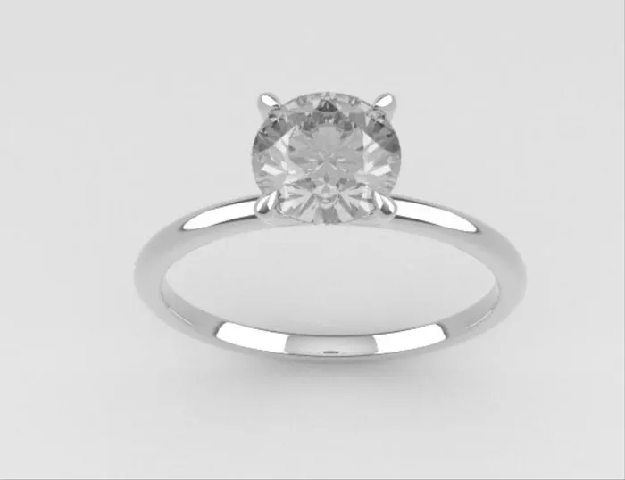 JCM DESIGN JEWELRY Rings 14K engagement ring with Diamond VS1 stt prong