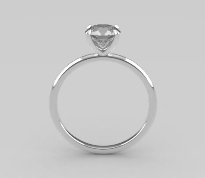 JCM DESIGN JEWELRY Rings 14K engagement ring with Diamond VS1 stt prong