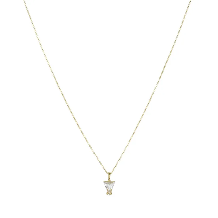 Marian Maurer 18k Triangular Morganite City Pendant Necklace Necklaces Marian Maurer 18k Triangular Morganite City Pendant Necklace Necklaces