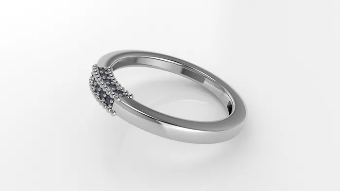 Rings 14K Gold Ring with 15 TANZANITE STT Prong Filigree Jcm 21 jewelry