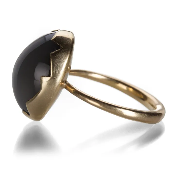Rings Annette Ferdinandsen Gray Moonstone Cracked Egg Ring Rings Annette Ferdinandsen Gray Moonstone Cracked Egg Ring