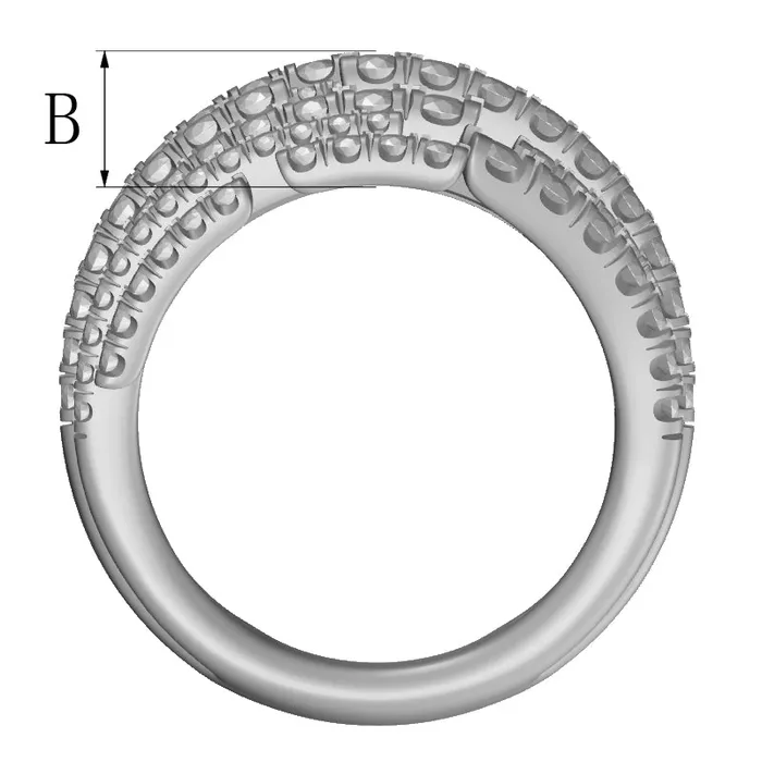 Rings Gabriel Co Sterling Silver Wide Band Ring with Twisted Rope and Diamond Accents