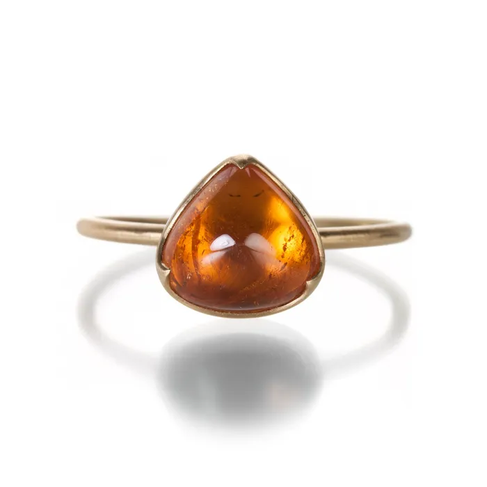 Rings Gabriella Kiss Pear Spessartite Garnet Ring