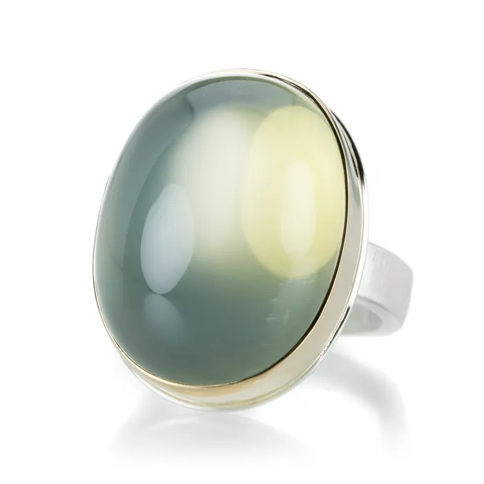 Rings Jamie Joseph Oval Green Moonstone Ring
