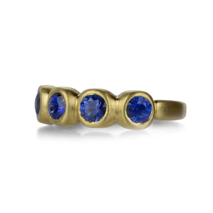 Rings Marian Maurer 4mm Blue Sapphire Porch Skimmer Band Rings Marian Maurer 4mm Blue Sapphire Porch Skimmer Band