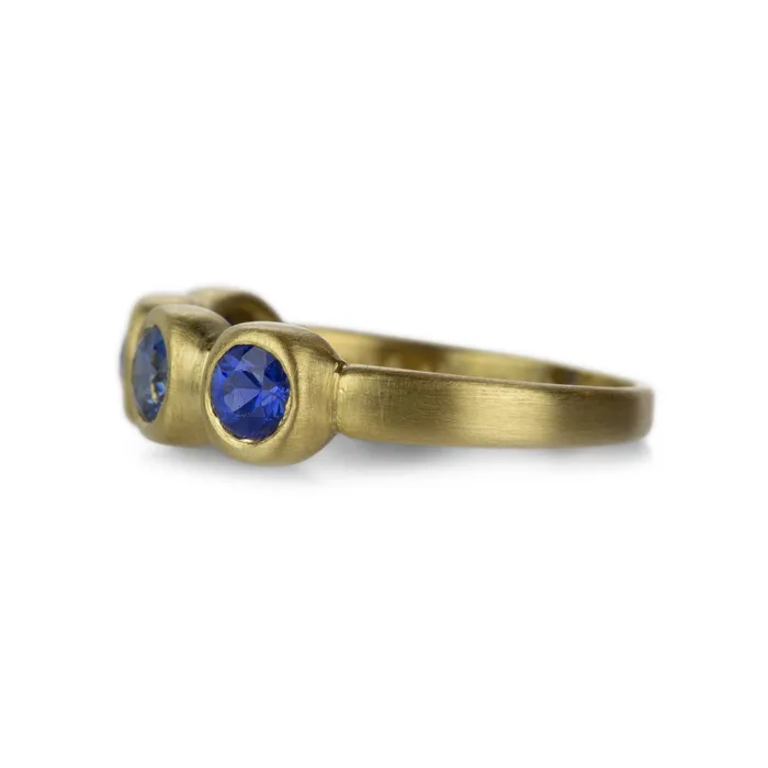 Rings Marian Maurer 4mm Blue Sapphire Porch Skimmer Band Rings Marian Maurer 4mm Blue Sapphire Porch Skimmer Band