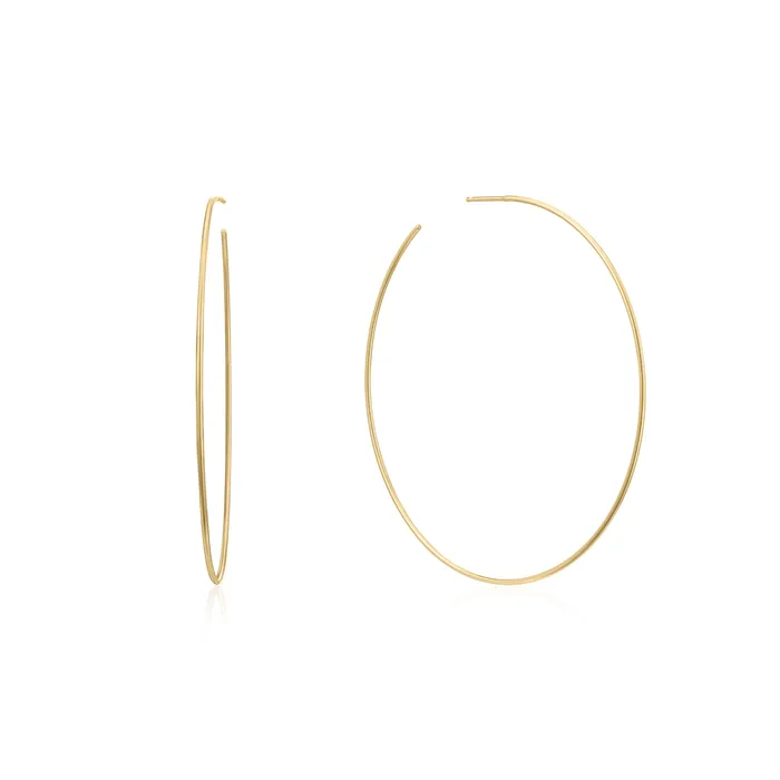 Spirito Rosa Earrings Poena Peleaga Earring 14K Gold Plated Steel Filled 925 Silver