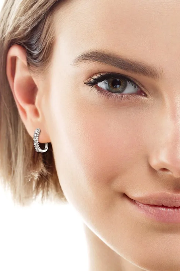 Trendsi Earrings Moissanite 925 Sterling Silver Earrings