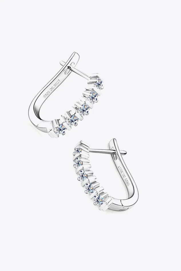 Trendsi Earrings Moissanite 925 Sterling Silver Earrings