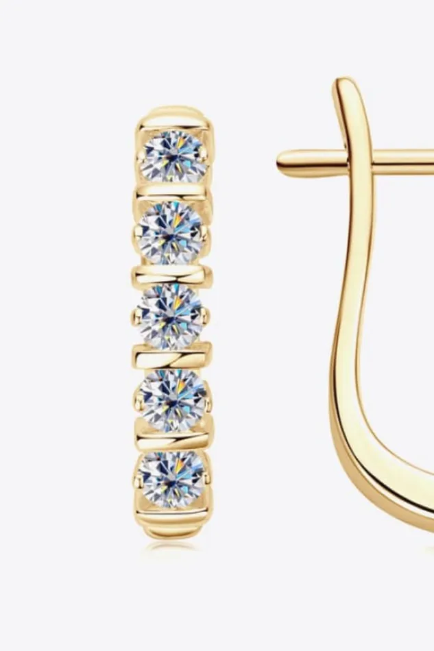 Trendsi Earrings Moissanite 925 Sterling Silver Earrings