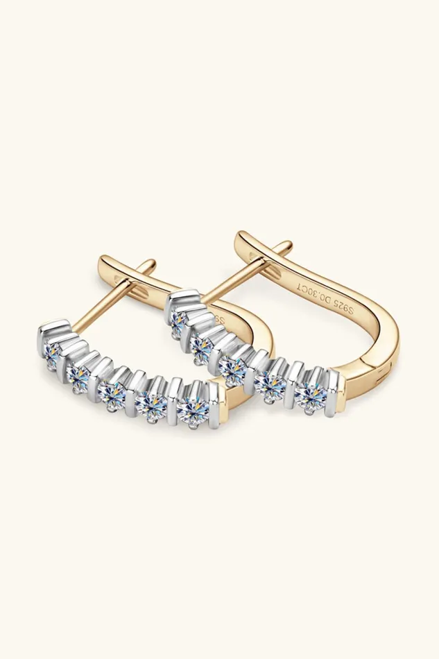 Trendsi Earrings Moissanite 925 Sterling Silver Earrings